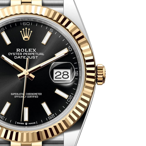 Datejust Oystersteel 126333 'Gold White'